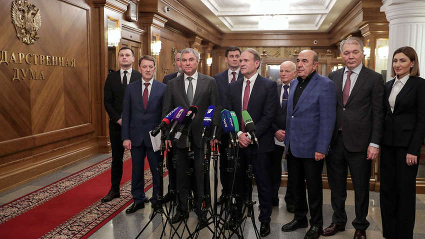 Представники партії «ОПЗЖ» у Москві представили план врегулювання ситуації на Донбасі