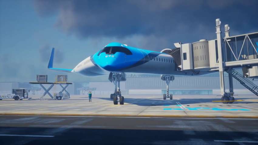 Голандцы представили концепт самолета в форме крыла