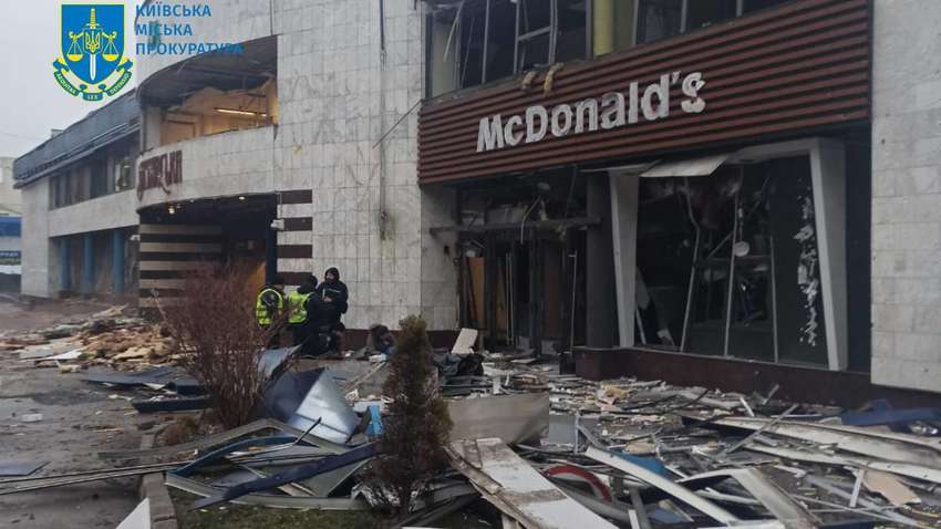 З'явилося зловісне відео ракетного удару по Києву