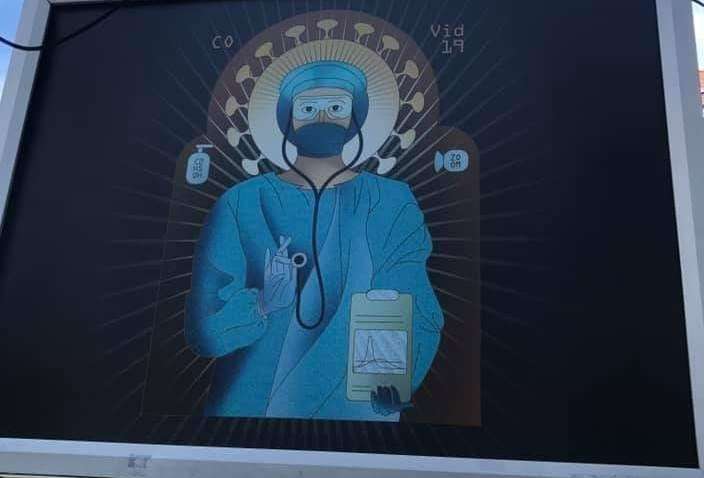 У Румунії лікарів, які лікують від COVID-19, зобразили на іконах: церква обурилася 