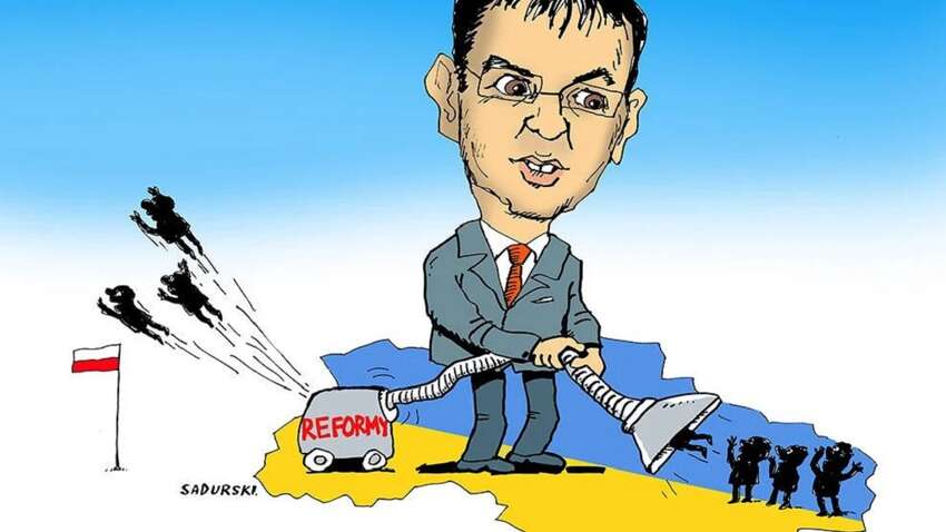 Резонанс в Польше: карикатурист жестко высмеял "реформы" скандального украинского нардепа Резонанс в Польше: карикатурист жестко высмеял "реформы" скандального украинского нардепа