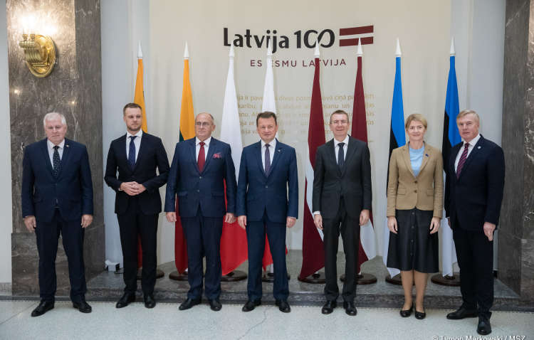 Главы МИД Польши и стран Прибалтики обсудили угрозы со стороны России Главы МИД Польши и стран Прибалтики обсудили угрозы со стороны России