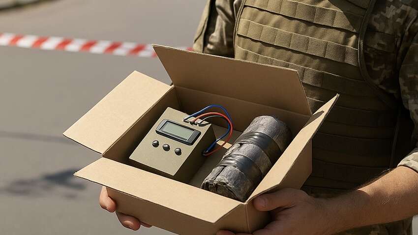 У Херсоні хотіли підірвати воїна ЗСУ через «Нову пошту» У Херсоні хотіли підірвати воїна ЗСУ через «Нову пошту»