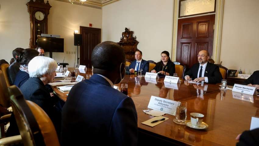 Встреча Шмыгаля с министром финансов США: о чем договорились