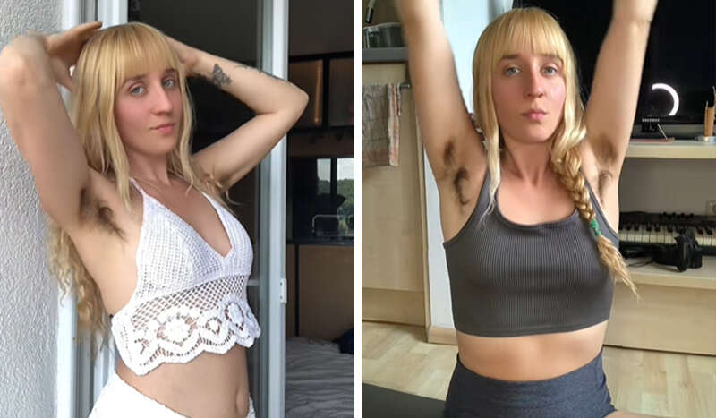 Дівчина три роки не голила волосся під пахвами: вона показала, як це виглядає Дівчина три роки не голила волосся під пахвами: вона показала, як це виглядає