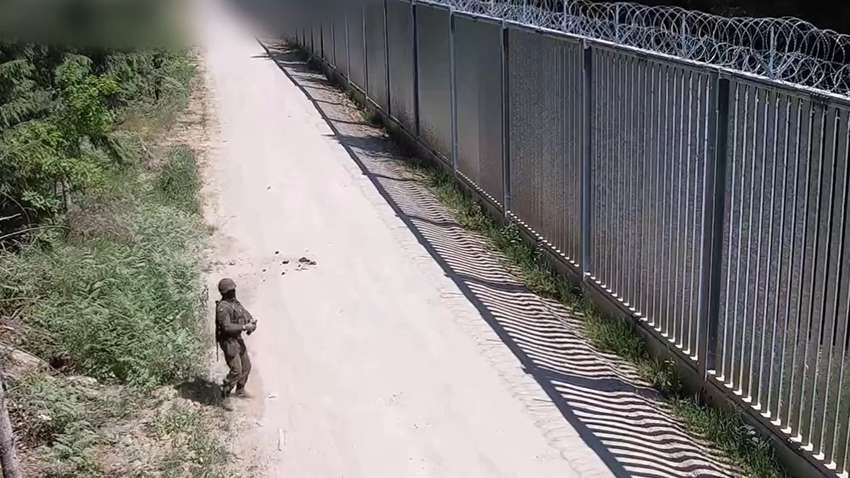 Інцидент на кордоні з Білоруссю: напад на польського прикордонника (ВІДЕО)