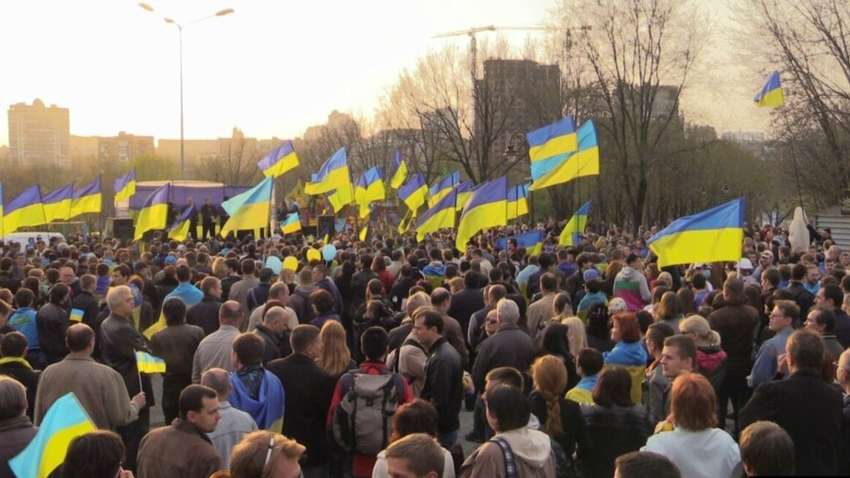 Названо количество украинцев, которые готовы выйти на протест
