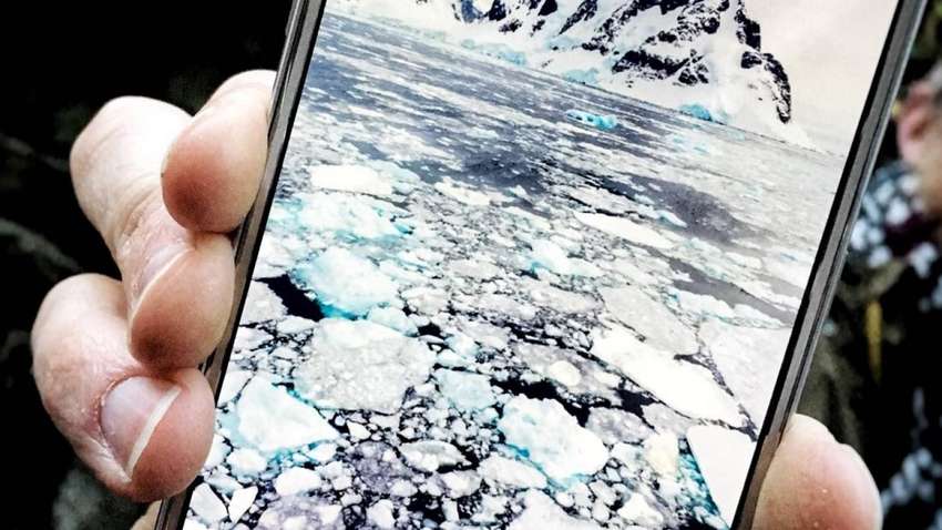 Китайцы испытают смартфон в Антарктиде