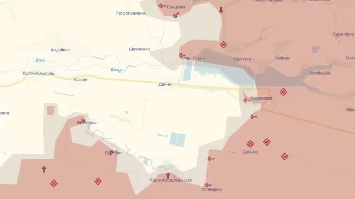 Тепер на карті DeepState все червоне: над яким населеним пунктом росіяни вивісили свої ганчірки