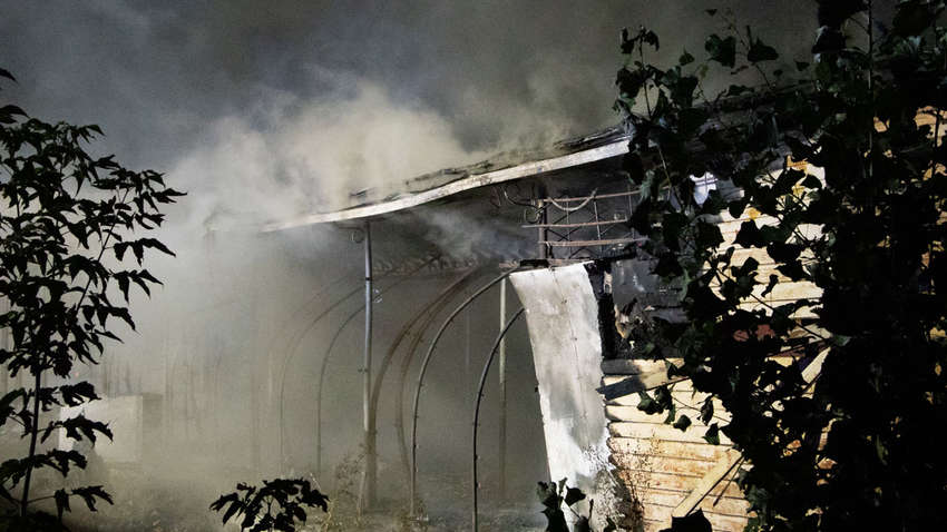 В Киеве ночью горел речной вокзал 