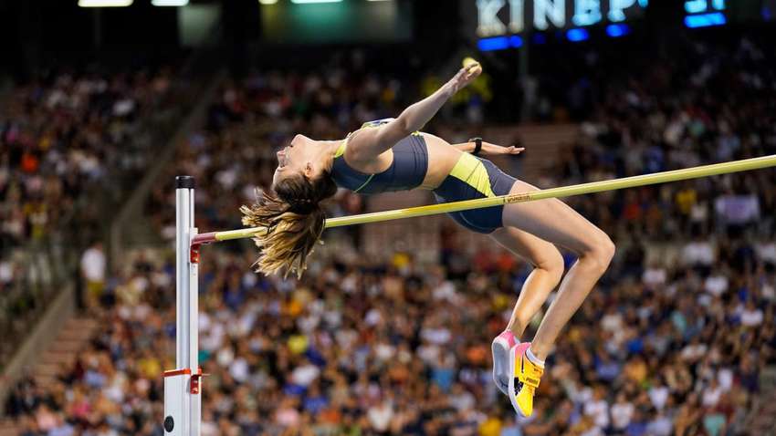 Прыгунка в высоту Ярослава Магучих покорила Брюссель, повторив рекорд Украины