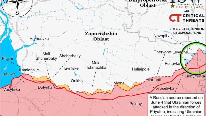 ВСУ продвинулись в Запорожской области: подробности от ISW ВСУ продвинулись в Запорожской области: подробности от ISW