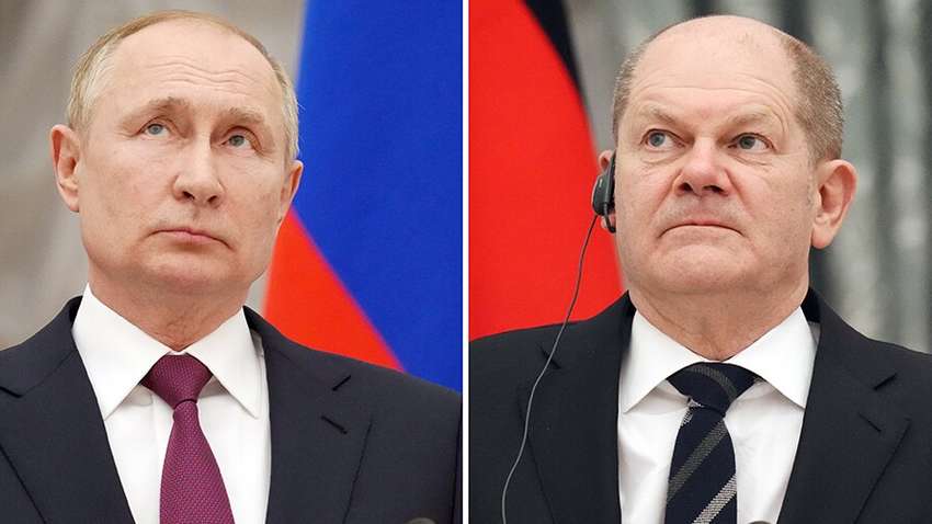 У Кремлі відповіли, чи готовий Путін розмовляти із Шольцем