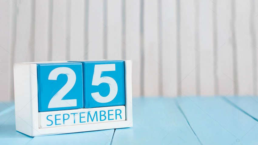 Яким буде 25 вересня: ТОП подій сьогоднішнього дня