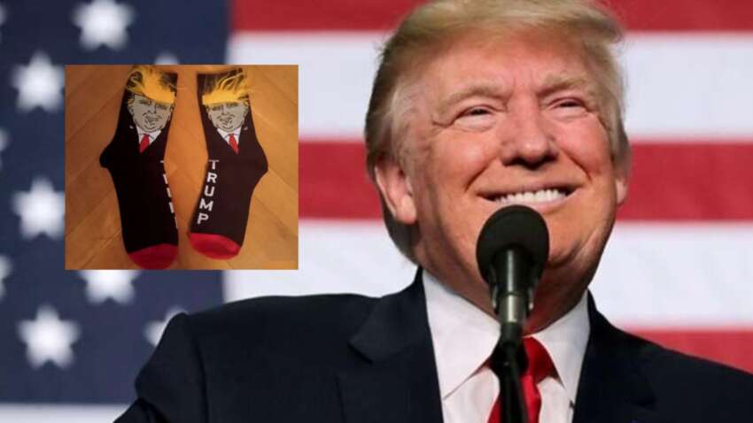 Делегація США подарувала депутатам РФ дивні шкарпетки з Трампом Делегація США подарувала депутатам РФ дивні шкарпетки з Трампом