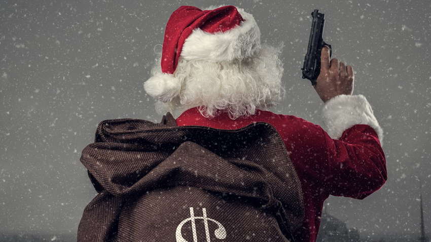 "Счастливого Рождества": американец ограбил банк и разбросал деньги по улице