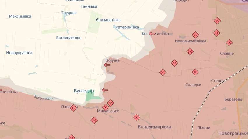Окупанти мають просування на фронті – мапа DeepState