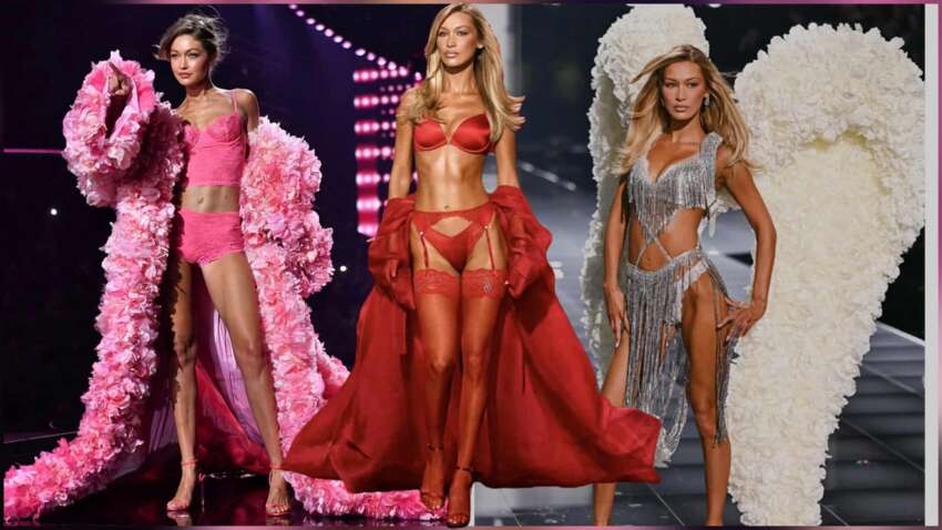 Белла Хадід на показі мод Victoria's Secret 2025 демонструє гарячі комплекти та свій прес (ФОТО)