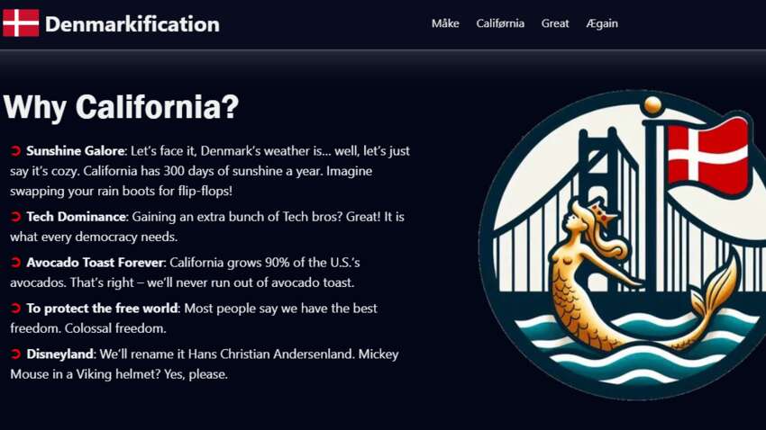 У Данії запропонували купити Каліфорнію у США: оголошена сума та умови