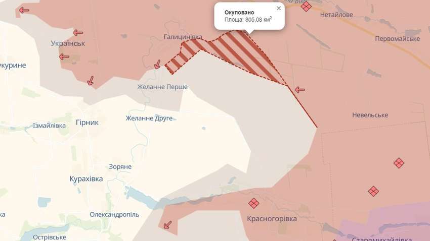 Ситуація на Покровському напрямку: ворог просувається і захоплює нові села