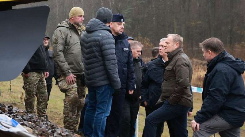 Залізницю у Польщі підірвали диверсанти: прем’єр Дональд Туск зробив нову заяву Залізницю у Польщі підірвали диверсанти: прем’єр Дональд Туск зробив нову заяву