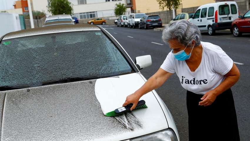 Іспанський острів Пальма засипало вулканічним попелом (ФОТО) Іспанський острів Пальма засипало вулканічним попелом (ФОТО)