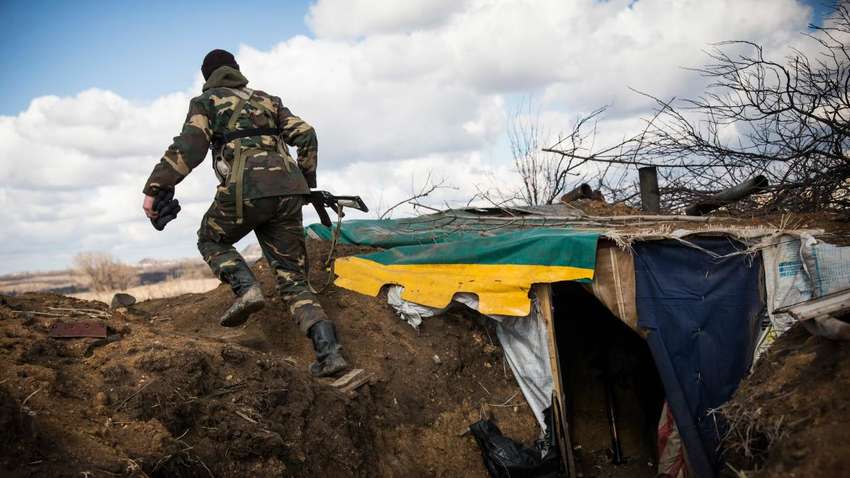 Бой на Донбассе: оккупанты с помощью видео "похвалились" обстрелом украинских военных