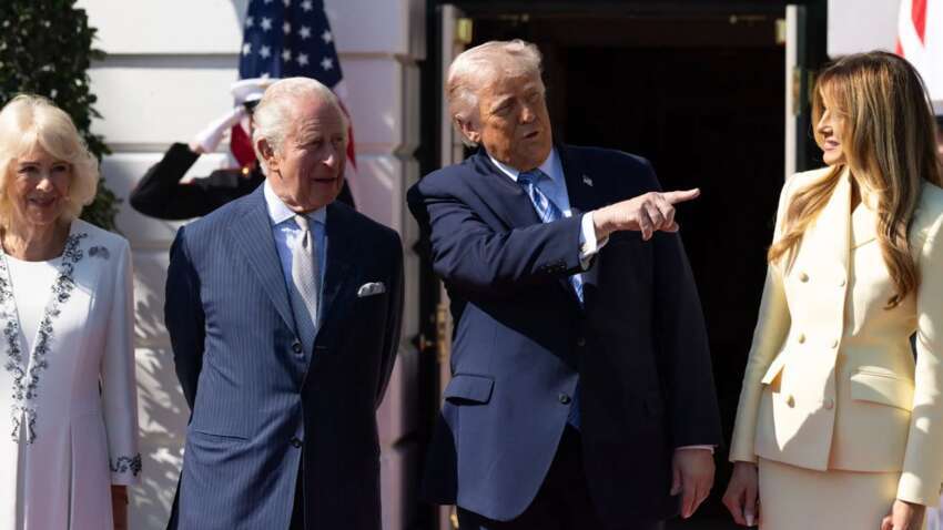 Дональд Трамп несподівано розповів королю Чарльзу про закоханість