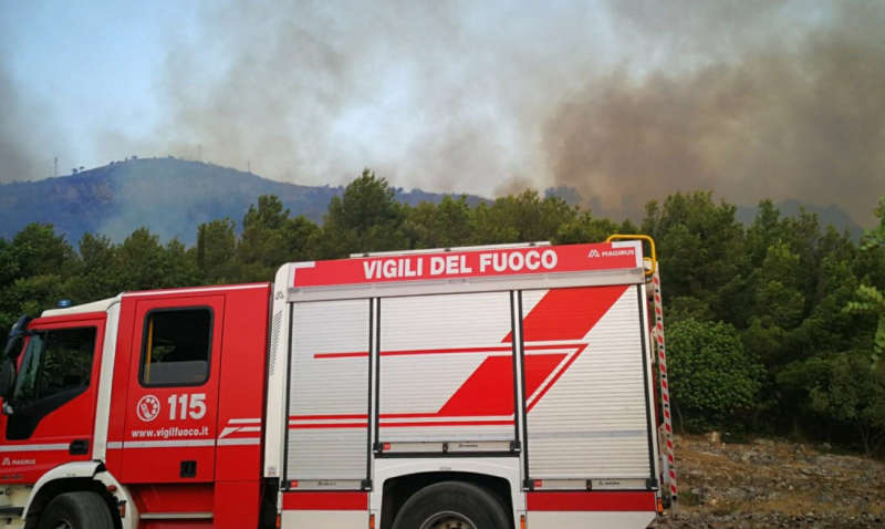 Италию охватили масштабные лесные пожары (ФОТО, ВИДЕО)