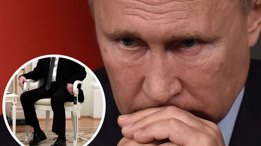 У Путіна проблеми зі здоров'ям – чергова дивна поведінка президента РФ (ВІДЕО) У Путіна проблеми зі здоров'ям – чергова дивна поведінка президента РФ (ВІДЕО)