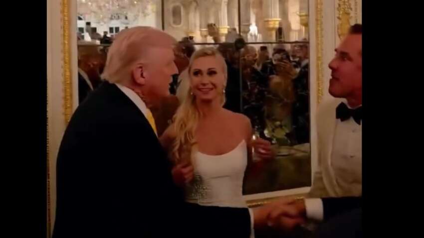 Неочікувана поява Трампа на приватному весіллі 