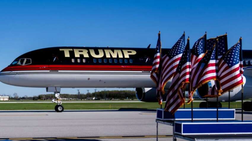 В США перекрасят президентский самолет в любимые цвета Трампа: как будет выглядеть (ФОТО)