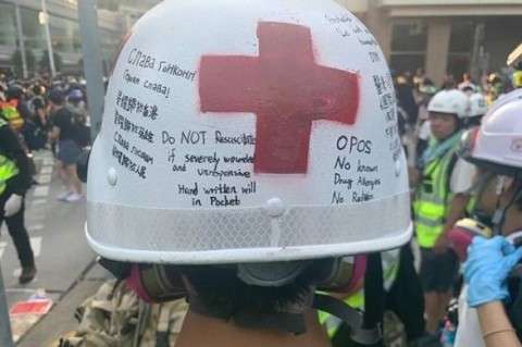 У Гонконзі активісти перейняли українські революційні гасла