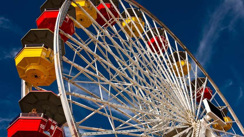 С высоты птичьего полета: колеса обозрения Украины