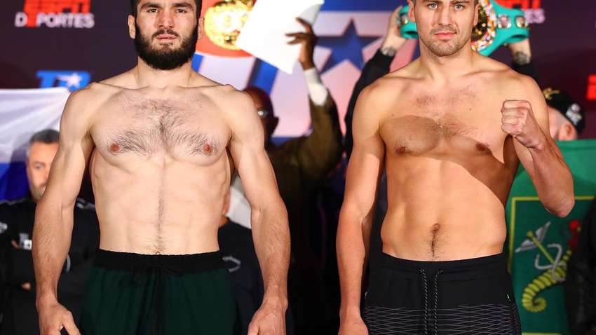 Гвоздик и Бетербиев продемонстрировали идентичный вес на процедуре взвешивания