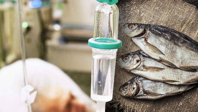 В Днепре умер мужчина, съев тараньку