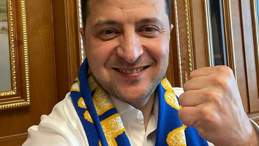 Как Зеленский поздравил украинскую команду с выходом в четвертьфинал Евро-2020