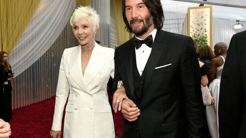 Кіану Рівз прийшов на кінопремію «Оскар-2020» разом з мамою