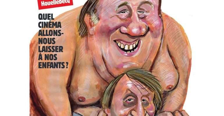  Депардье стал героем откровенной обложки скандального сатирического издания Charlie Hebdo