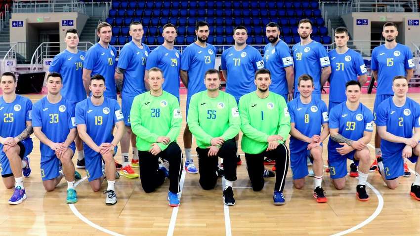 Сборная Украины на старте гандбольного чемпионата Европы-2022