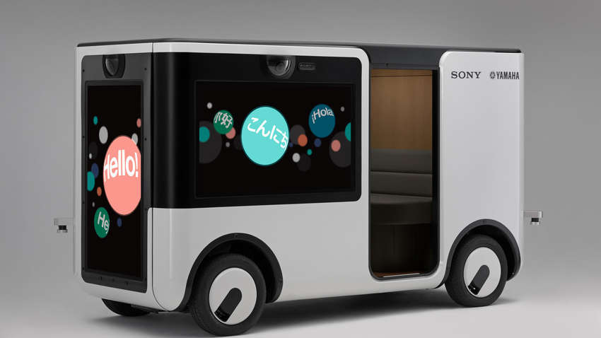 Японские компании Sony и Yamaha создали электрический микроавтобус