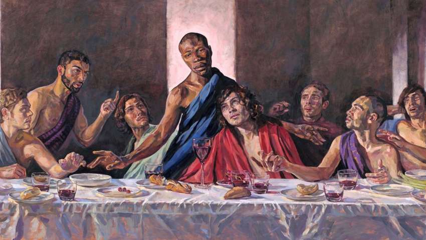 "Тайная вечеря" с темнокожим Христом: британская церковь вступает  в радикальную борьбу с расизмом "Тайная вечеря" с темнокожим Христом: британская церковь вступает  в радикальную борьбу с расизмом