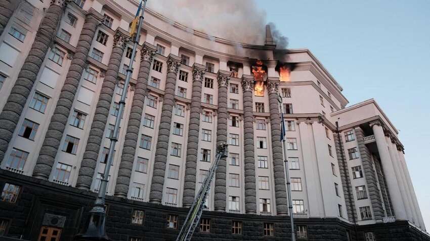 Пропаганда Путіна вразила виправданням ракетного удару по Кабміну: що сталося  Пропаганда Путіна вразила виправданням ракетного удару по Кабміну: що сталося