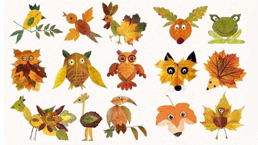Вы такого еще не делали: идеи аппликаций из осенних листьев Вы такого еще не делали: идеи аппликаций из осенних листьев