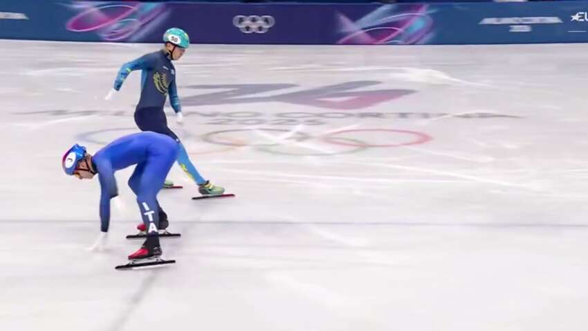 Курьезный случай на Олимпиаде: спортсмен пересек финишную линию задом наперед (ВИДЕО)