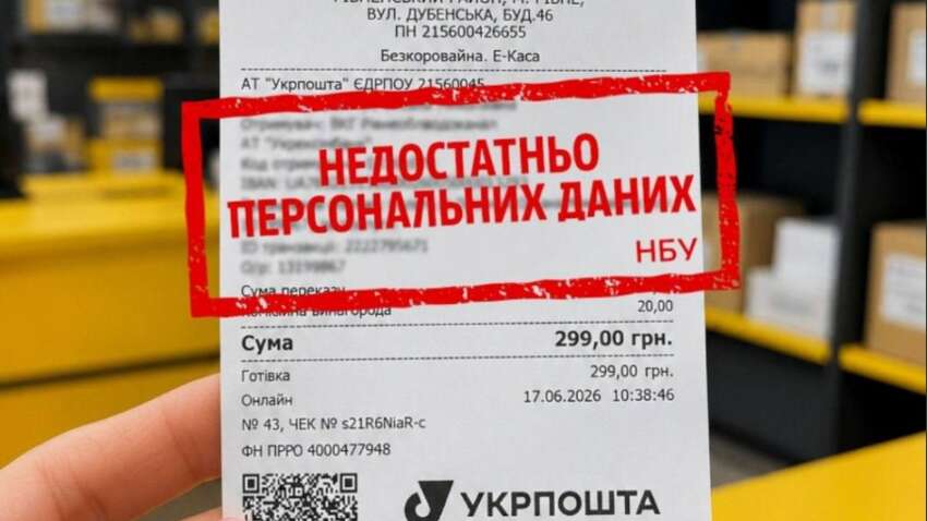 Не выбрасывайте чеки: «Укрпочта» теперь будет печатать налоговые номера и полные данные клиентов Не выбрасывайте чеки: «Укрпочта» теперь будет печатать налоговые номера и полные данные клиентов