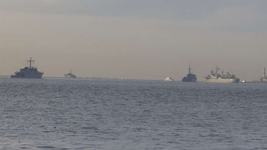 Военные корабли НАТО покинули Черное море (фото)