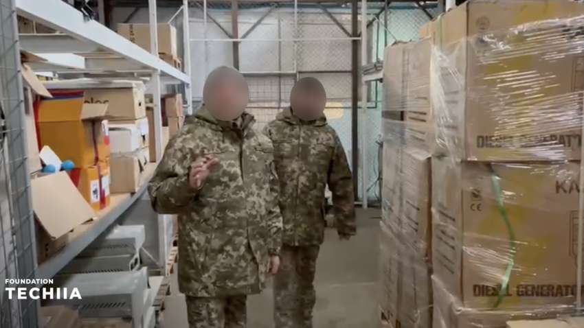 92 бригада получила 20 генераторов от Олега Крота и «Фундации Течия»