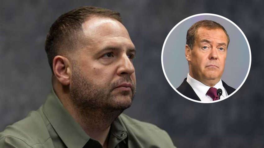 "Оторвет их яйца": Ермак отреагировал на ядерные угрозы Медведева в сторону Трампа