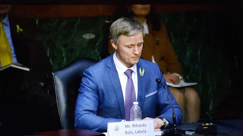 На асамблеї ОБСЄ латвійський депутат послав російську делегація (ВІДЕО)